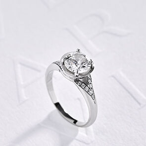 Bulgari solitaire engagement ring